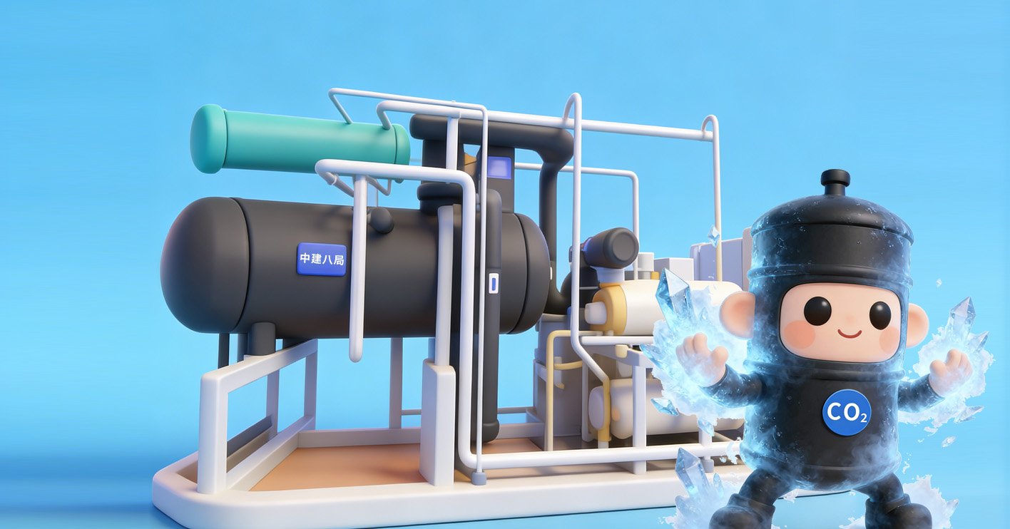 中建八局二氧化碳冻结技术完成全国首例水平加固应用，积极冻结速度提升30%