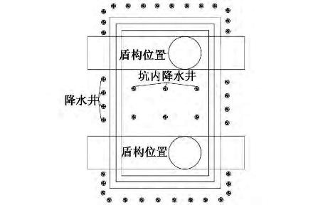 基坑降水井点布置图图片