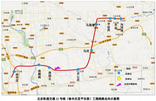 北京22号线线路图图片